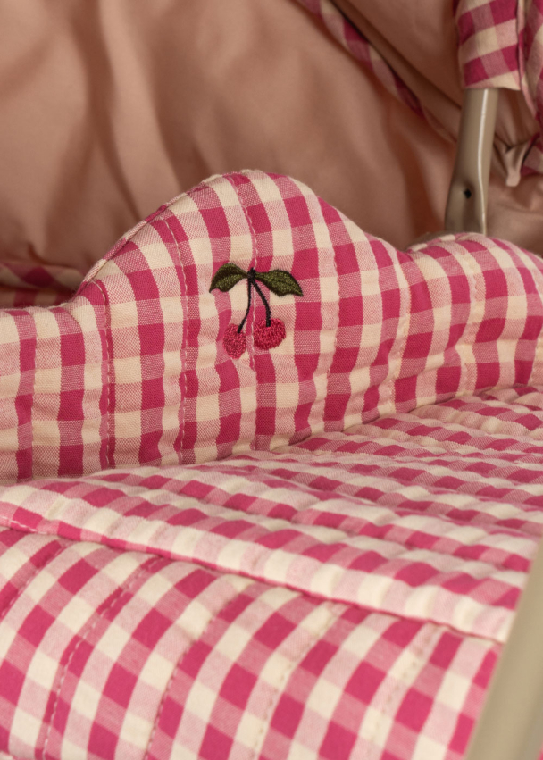 Cheeky Doll Pram - Bubblegum Check - Image 4