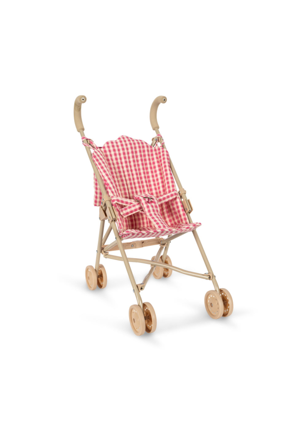 Cheeky Doll Stroller - Bubblegum Check - Image 1