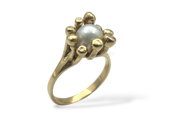 Klosterfoss Vintage - Perle ring 585