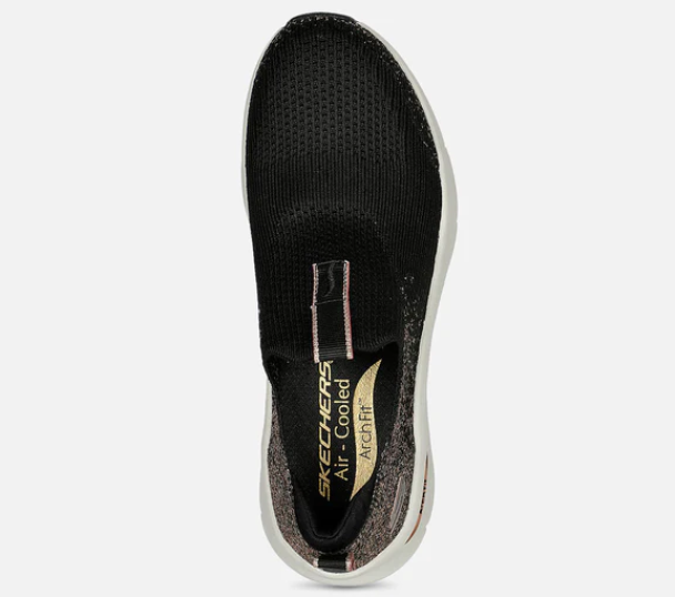 Skechers Arch Fit Deluxe-Glimmer Dust slip on sneakers - Image 4