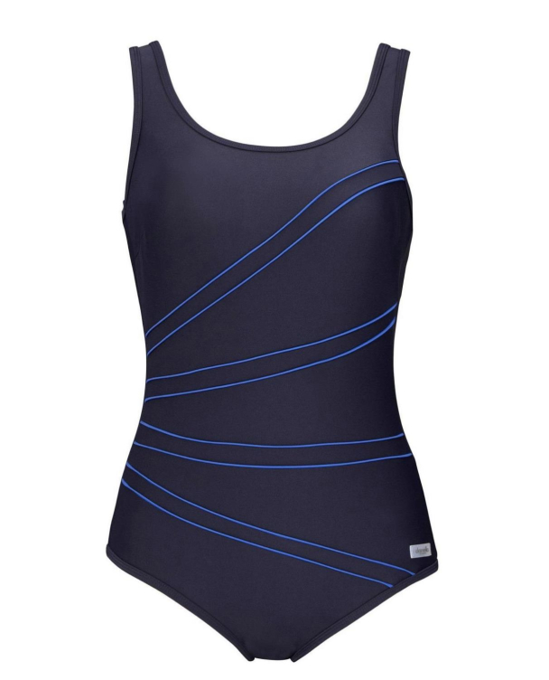 Keira badedrakt, navy - Image 3