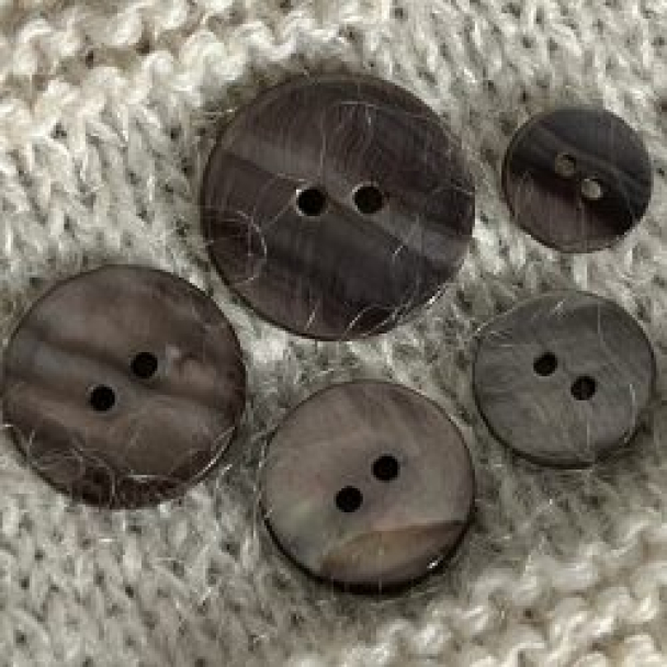 Solid perlemor - Varm Grå