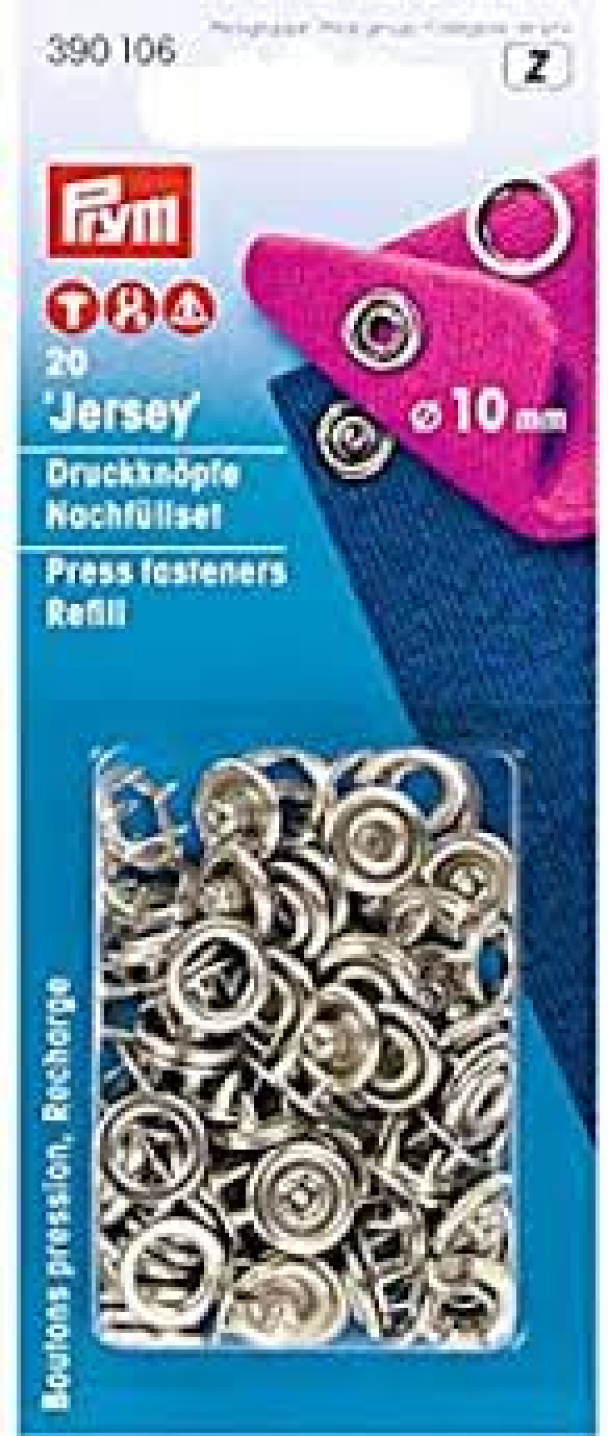 Trykknapper Jersey refill