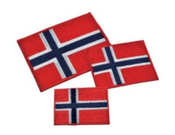 Norsk flagg 9x6 cm