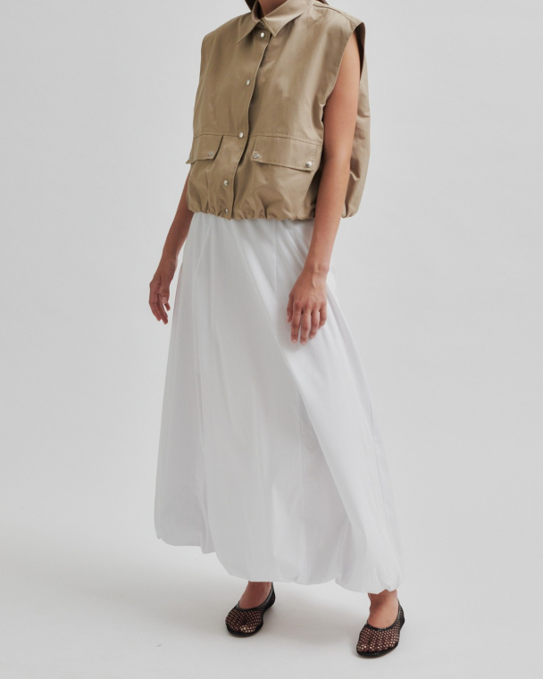 Viktoria Balloon Skirt - White - Image 1
