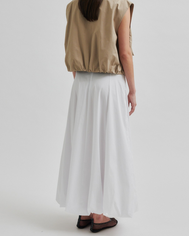 Viktoria Balloon Skirt - White - Image 2