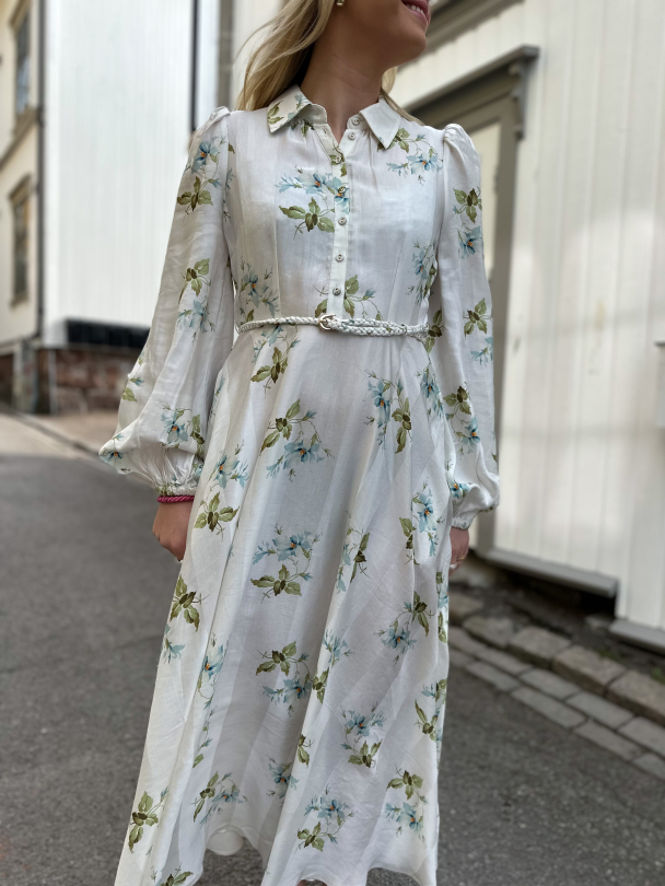 Viscose Shirt Dress - Tea Garden  - Image 1