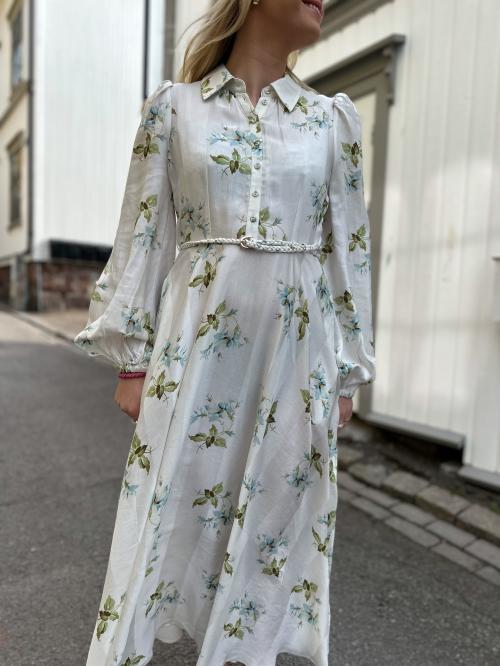 Viscose Shirt Dress - Tea Garden 