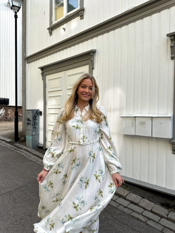 Viscose Shirt Dress - Tea Garden  - Image 5