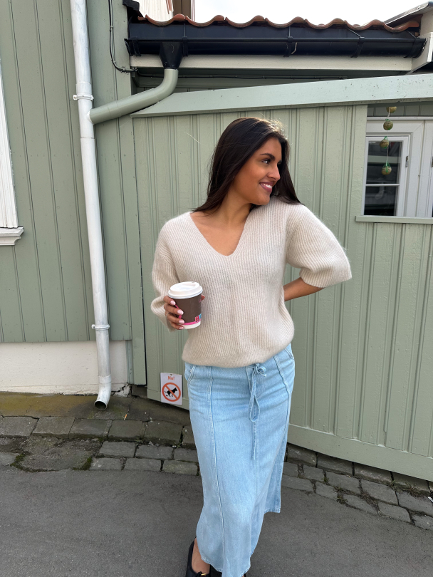 Irvin Denim Skirt - Light Blue Denim - Image 3
