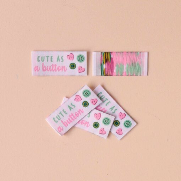 Label - Cute as a button - Image 2