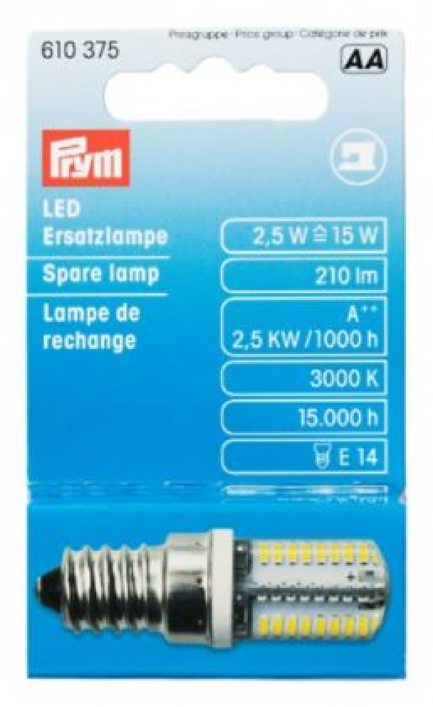 Lyspære til symaskin