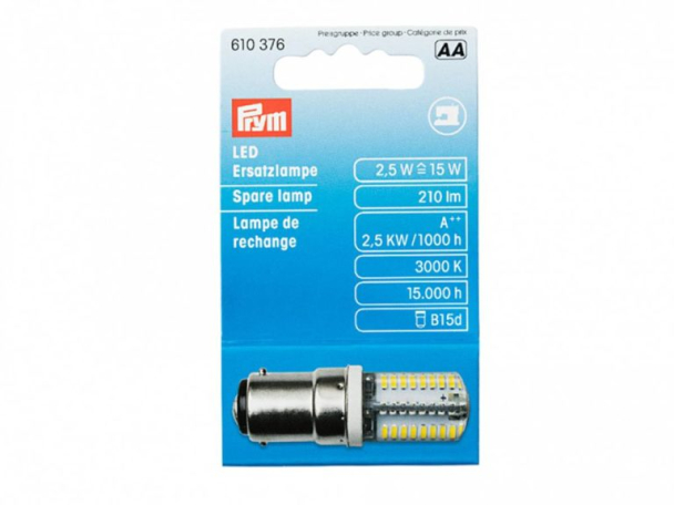 Lyspære til symaskin - bajonett