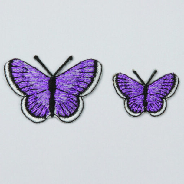 Strykelapp - Lilla sommerfugler