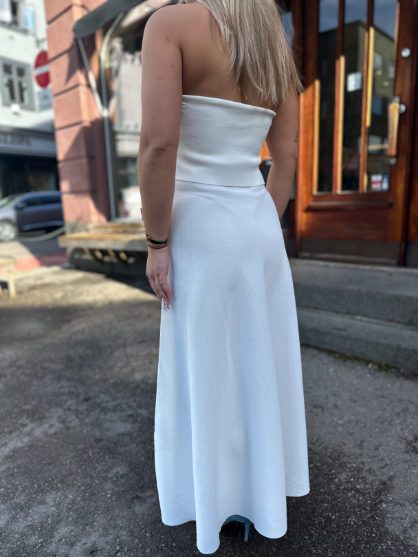 Clementina Midi Dress - Off White - Image 2