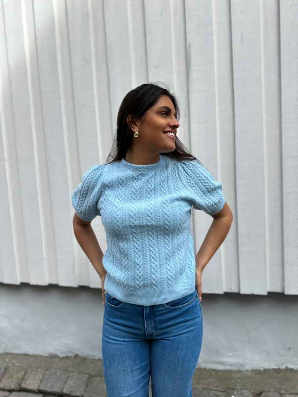 Clara 2/4 Knit Pullover - Clear Sky - Image 3