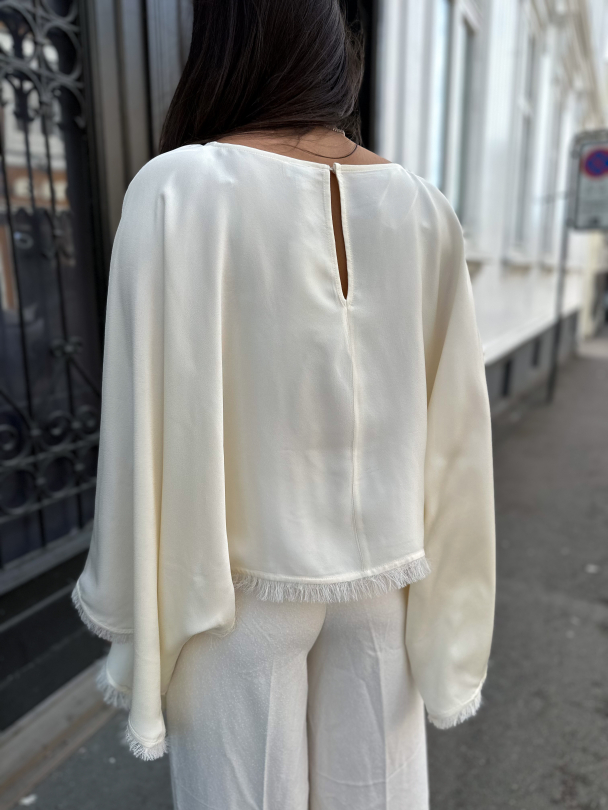 Hailie Blouse - Ivory - Image 2