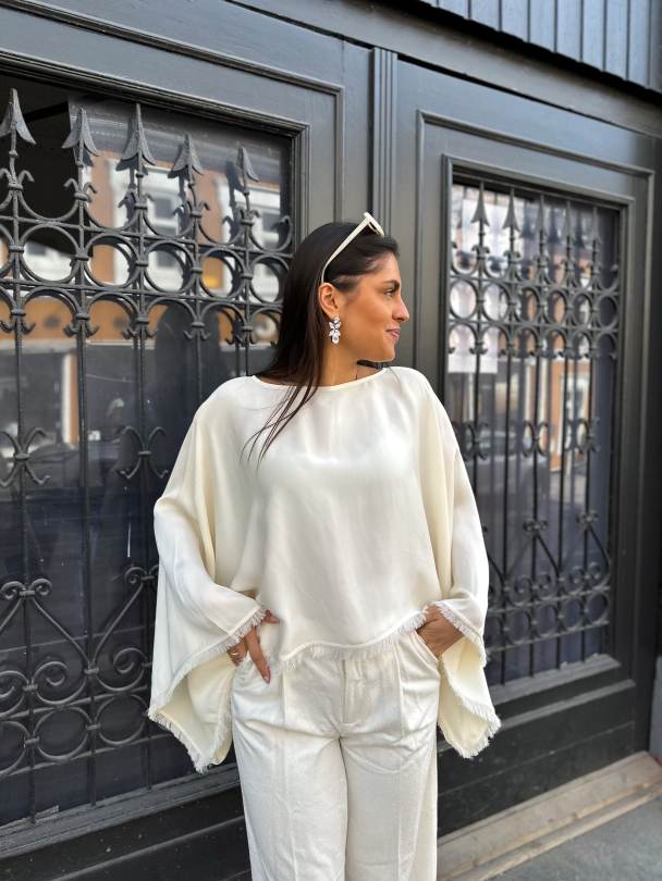 Hailie Blouse - Ivory - Image 4