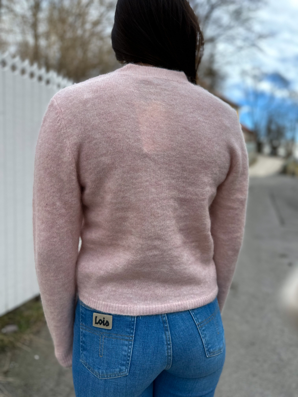 Debbie Cardigan - Rose Grey Melange - Image 2