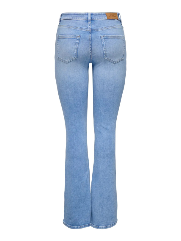 Only Blush midwaist flared jeans - Image 5
