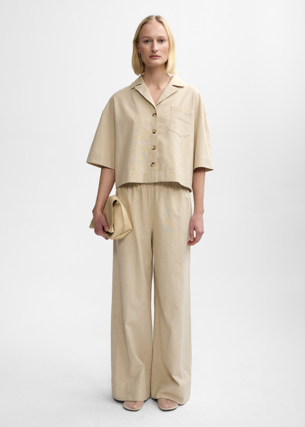 LUNA LINEN TROUSER  - Image 1