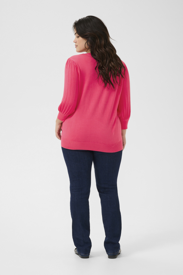 Kaffe Curve Loni genser med 3/4-dels arm - Image 3