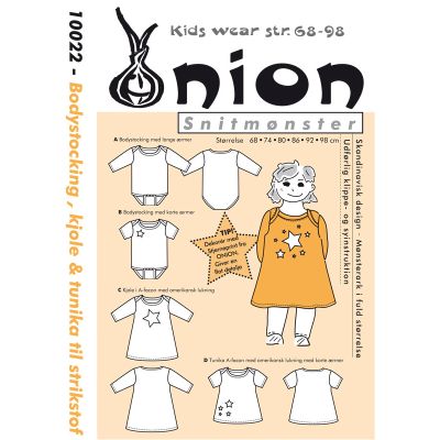 Onion 10022 – Body, kjole & tunika til stretchstoff