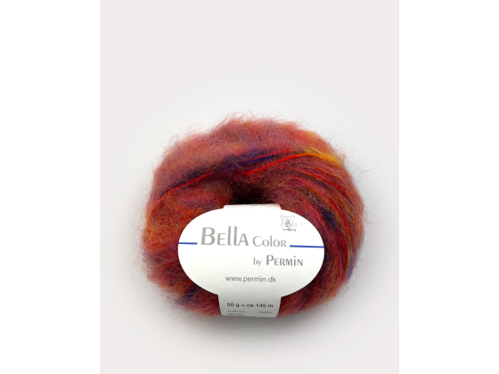 Bella rød/gul/lilla 3179