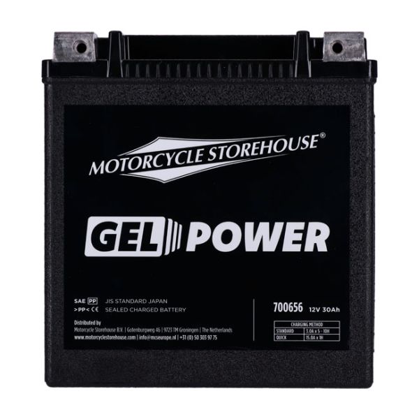 GEL batteri 12V, 30Ah, 416CCA