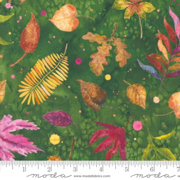 Falling For Florals Leaves Watercolor Autumn Fall - Floribunda Herb