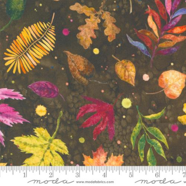 Falling For Florals Leaves Watercolor Autumn Fall - Floribunda Soil