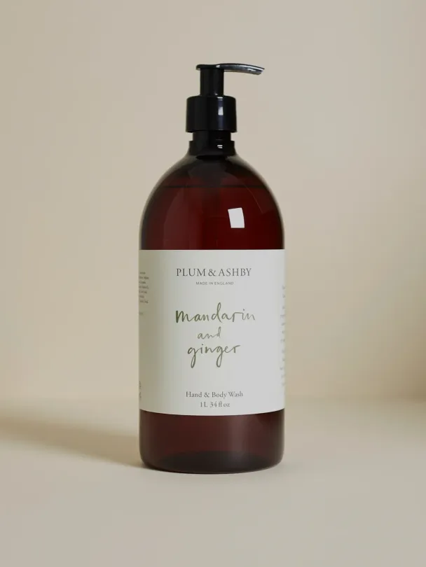 1L Bodywash, Mandarin & Ginger - Image 1