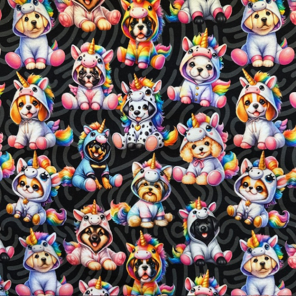 French Terry Unicorn Dogs