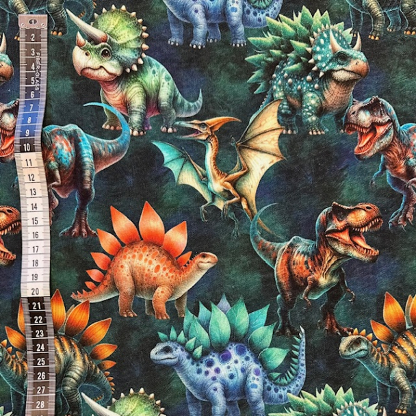 Isoli- Søte dinosauruser Petrol - Image 3