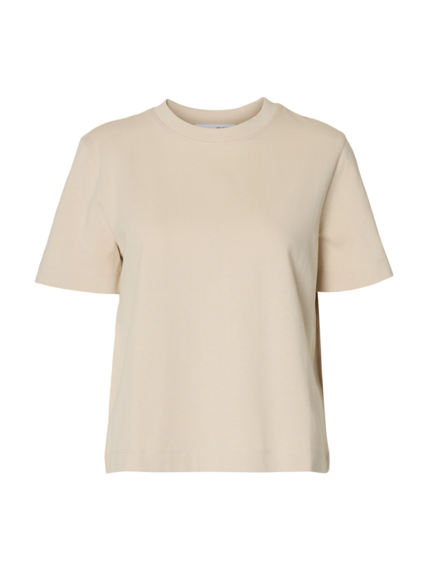 Essential - Boxy Tee - Oatmeal