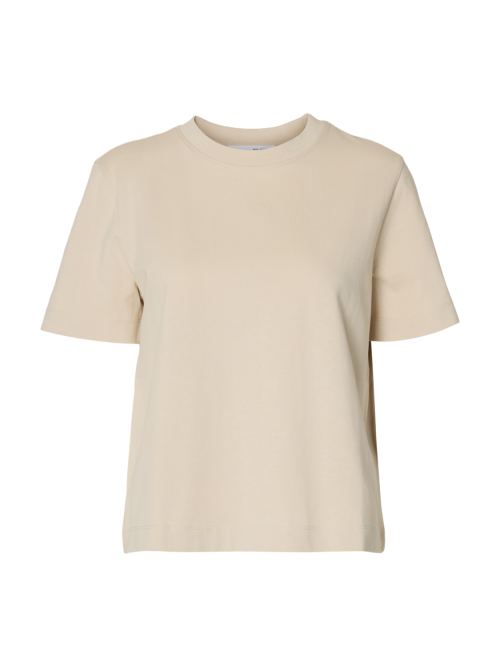 Essential - Boxy Tee - Oatmeal