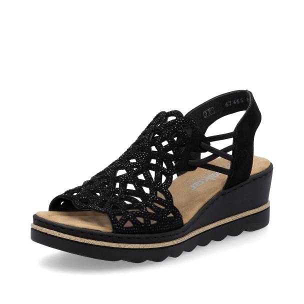 Rieker kilehæl sandal - Image 1