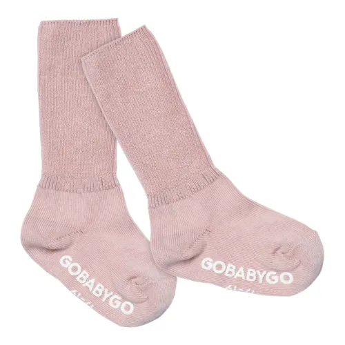 GOBABYGO | Non-Slip Socks Organic Cotton - Soft Pink