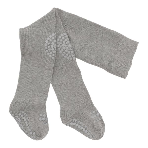 GOBABYGO | Crawling Tights Bamboo - Grey Melange