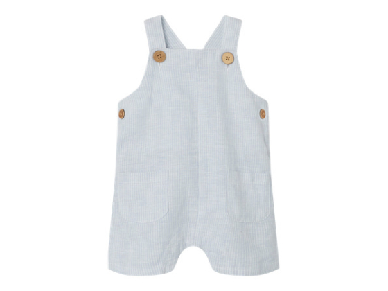 Jesper Loose Short Overall, Ancient Water - Lil Atelier 