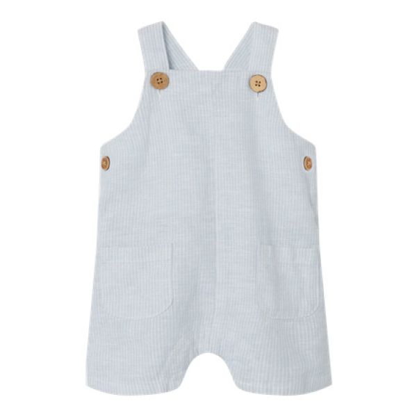 Jesper Loose Short Overall, Ancient Water - Lil Atelier 