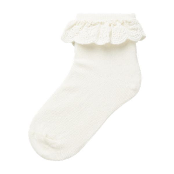 Dertrud Sock, Coconut Milk - Lil Atelier 