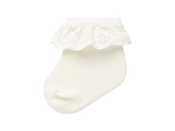Dertrud Sock Lil, Coconut Milk - Lil Atelier 