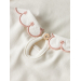 Fundo body korte ermer, Coconut Milk/Misty Rose - Lil' Atelier