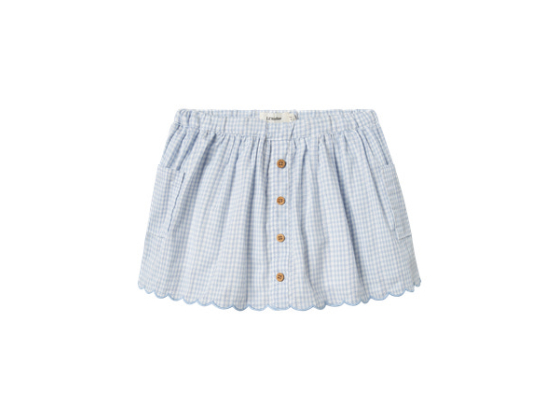 Hazelle Skirt, Zen Blue - Lil' Atelier