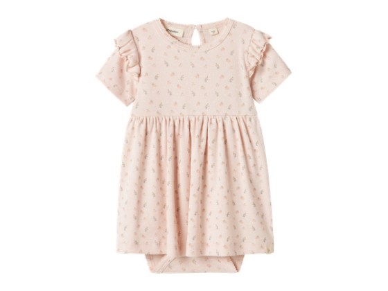 Gago Body Dress, Peach Blush - Lil' Atelier