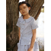 Hazelle Skirt, Zen Blue - Lil' Atelier