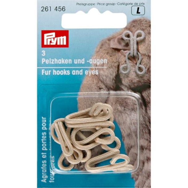 Prym Hekter beige 3 par