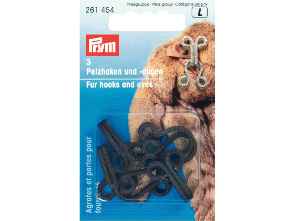 Prym Hekter brun 3 par