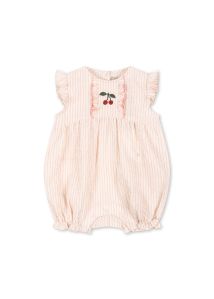Konges Sløjd | Ellie Frill Romper - Peony Stripe